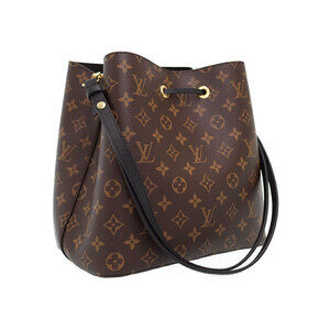 Louis Vuitton NeoNoe Brown Leather Bag Shoulder Monogram